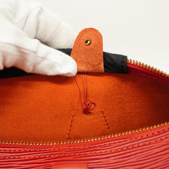 Auth Louis Vuitton Epi Speedy 30 M43007 Women's Handbag Castilian Red - Picture 7 of 12